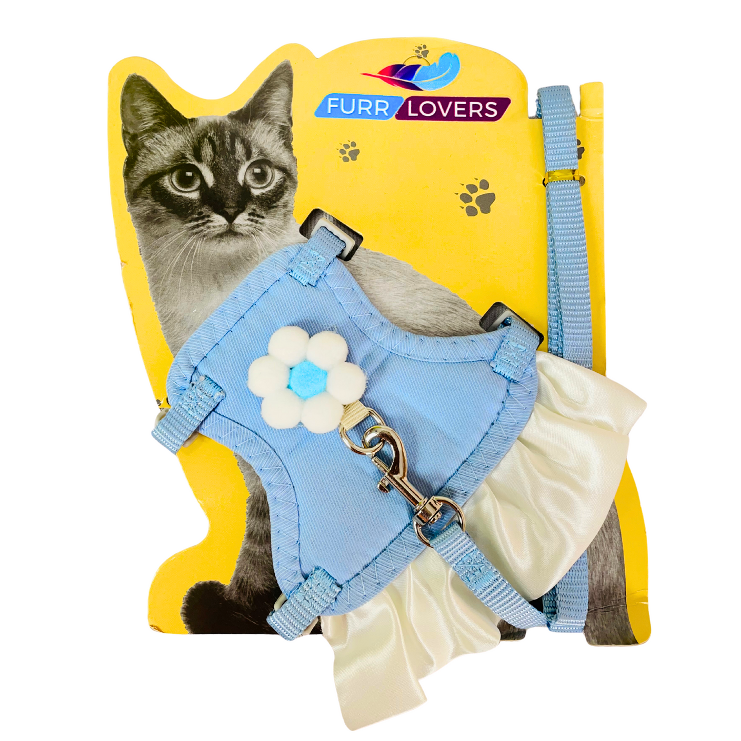 Adjustable Pet Harness and Nylon Leash for Dogs and Cats