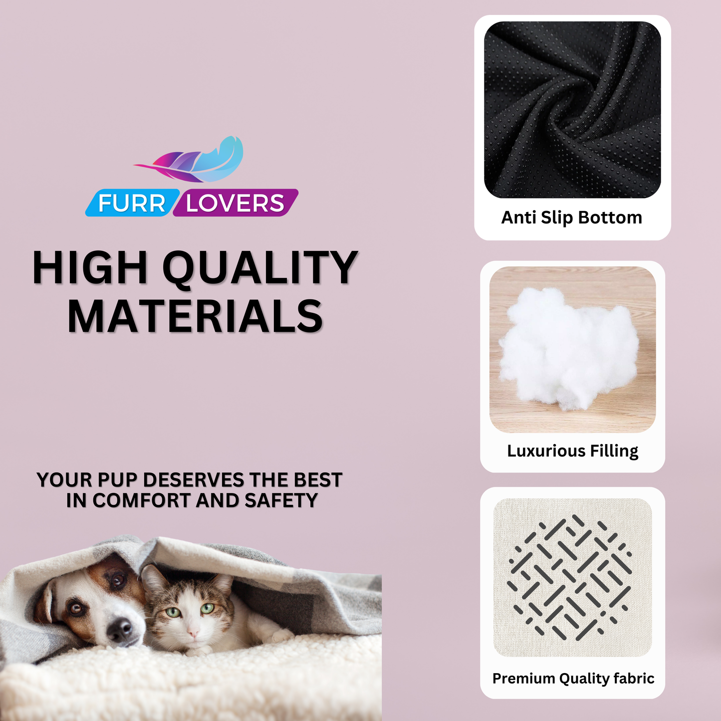 Luxury Grey Jute Hut for Your Pet Includes a soft, removable cushion