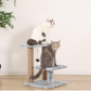Cozy Cat Tree with Scratching Posts, Platforms and Dangling Toy
