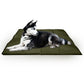 Green Waterproof Dog Bed Mat, Comfort Pad for Indoor & Outdoor