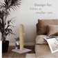 Scratching Post Cat Kitten Tree | grey for small cats