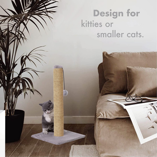 Scratching Post Cat Kitten Tree | grey for small cats