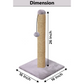 
large Scratching Post Cat Kitten Tree | Dangling Ball |grey