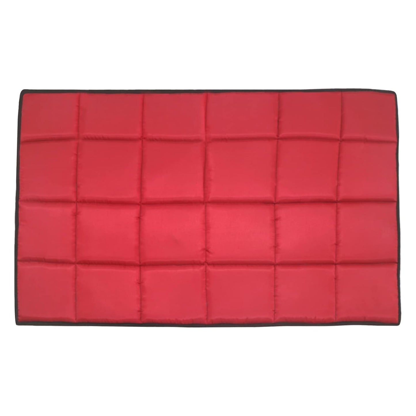 Red Waterproof Dog Bed Mat, Comfort Pad for Indoor & Outdoor