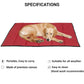 Red Waterproof Dog Bed Mat, Comfort Pad for Indoor & Outdoor