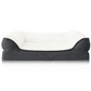 Luxe Orthopedic Jute & Sherpa Dog Bed