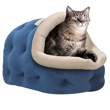 Stylish and Cozy Blue colour Dog and Cat Hut