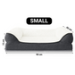 Luxe Orthopedic Jute & Sherpa Dog Bed