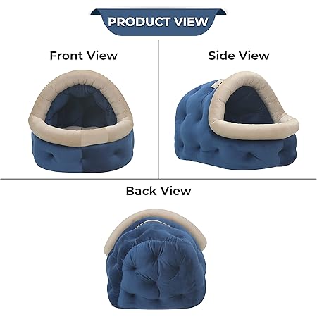 Stylish and Cozy Blue colour Dog and Cat Hut