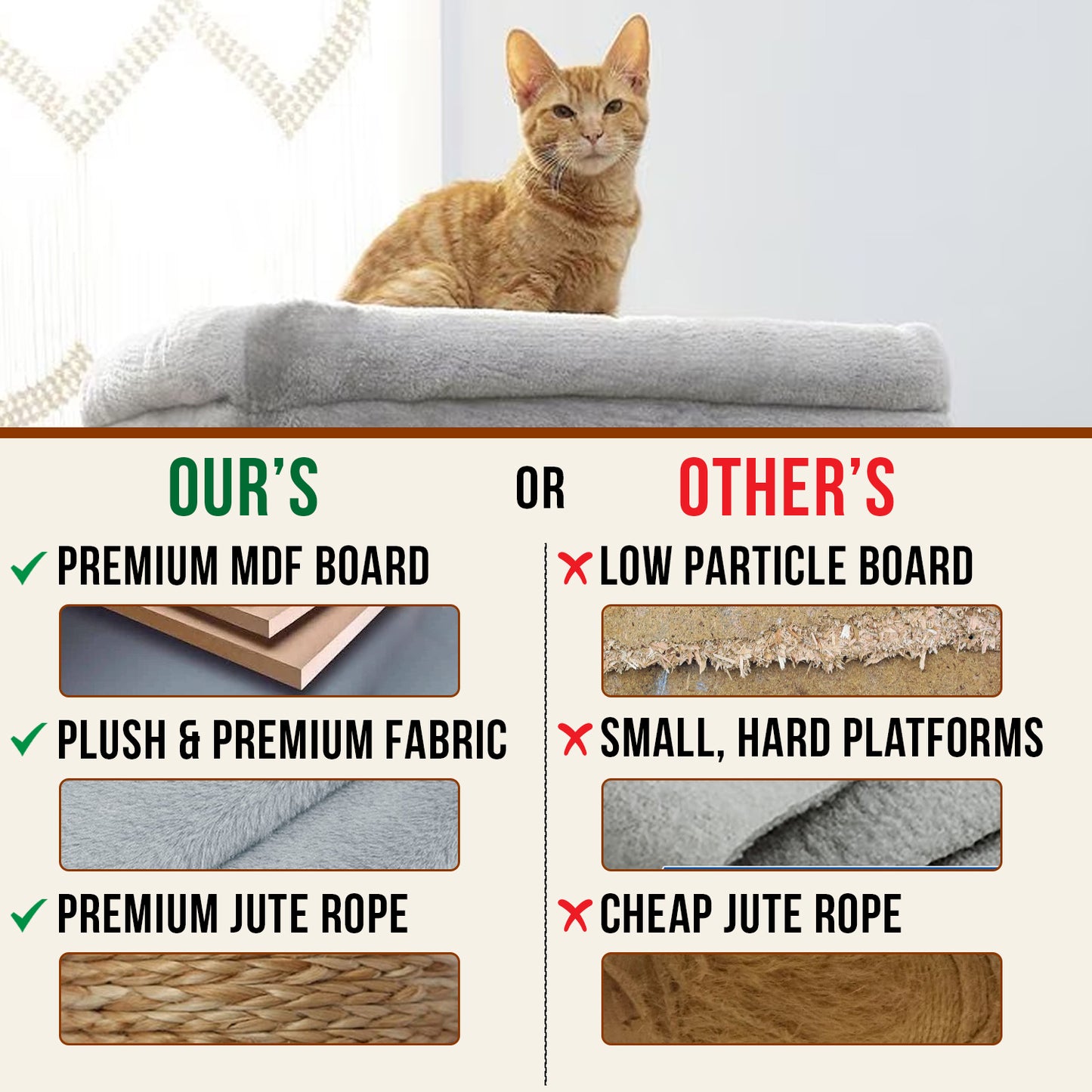 2 in 1 Reversible Cat Scratcher with cat nip for Cats and Kittens, Pet Scratching Post, Cardboard Scratch Pad, Toys for Cats and Kittens (Wave)