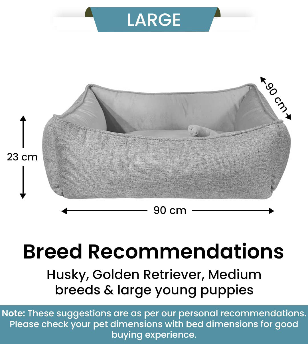 Jute Pet Bed for Dogs and cats for all seasons