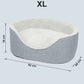 Luxury Dog Bed with Sherpa Interior, Cosy Pet Bedding