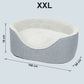 Luxury Dog Bed with Sherpa Interior, Cosy Pet Bedding