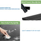 Black Elevated Raised Cooling Cots Bed for Dogs, Cats Portable Indoor & Outdoor Pet Hammock with Skid-Resistant Feet, Frame with Breathable Canvas Cloth.